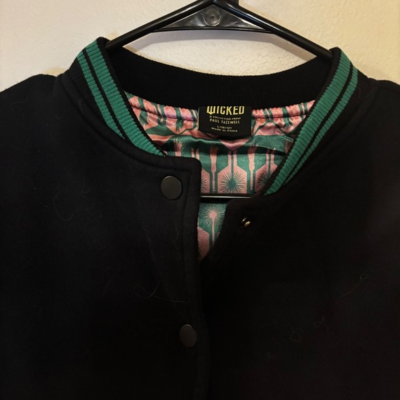 Wicked Girls Jacket Large 10 12 Snap Front - Picture 3 of 4